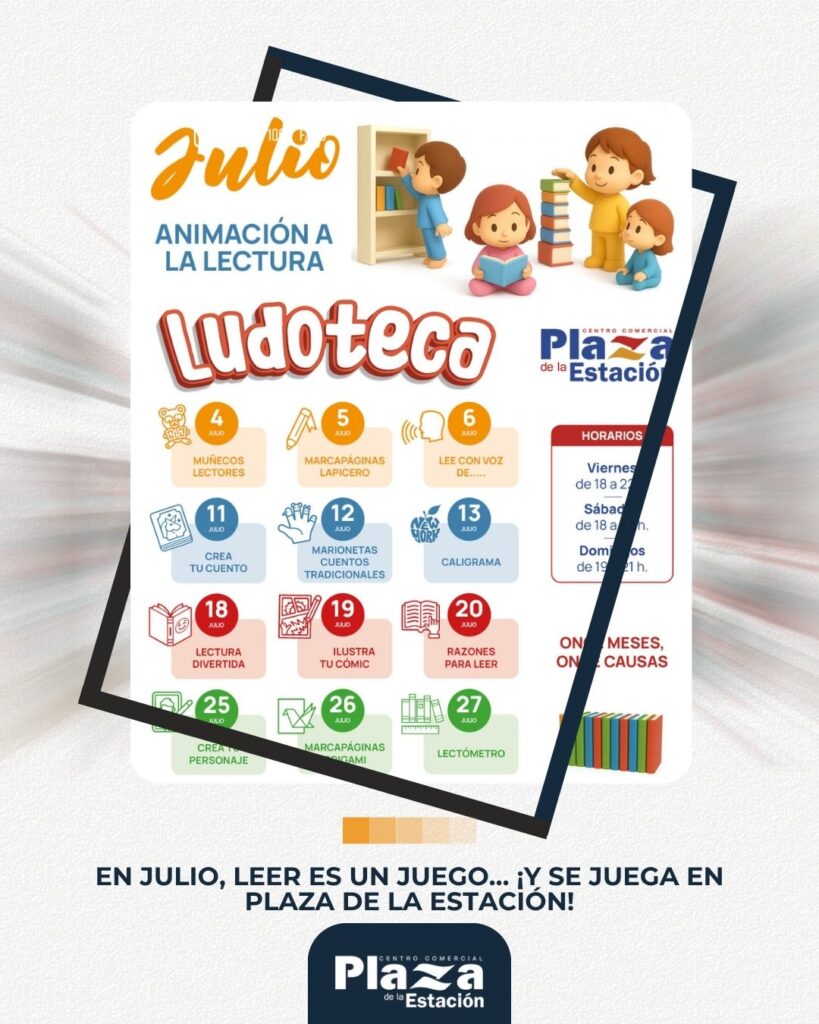 En julio, leer es un juego…
