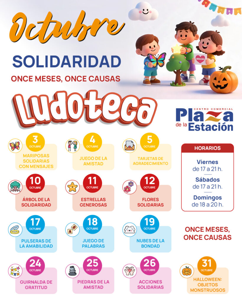 Octubre solidario en nuestra Ludoteca Infantil