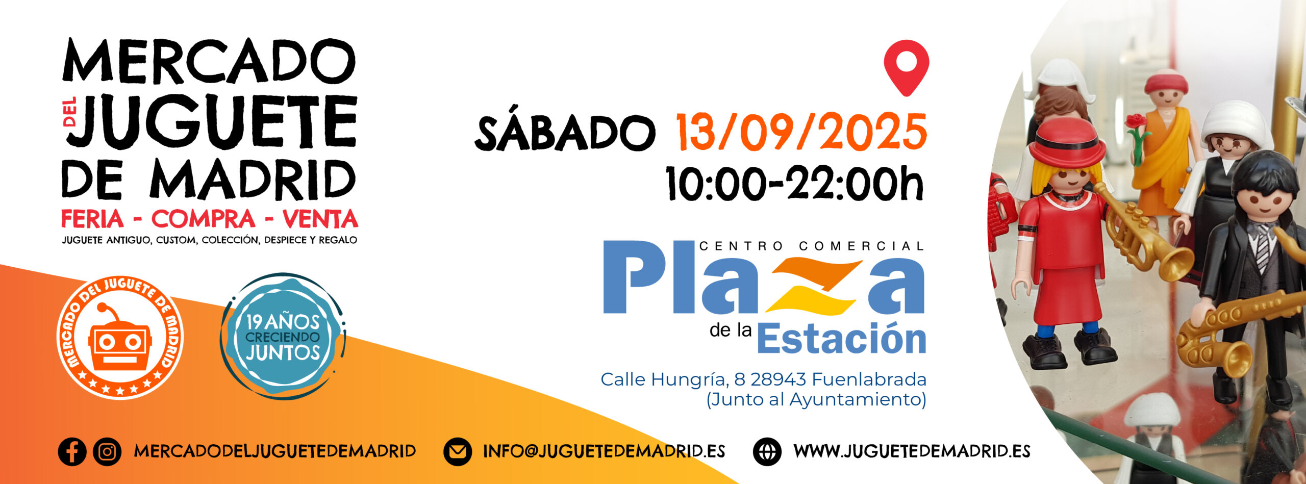 El Mercado del Juguete en Plaza de la Estación