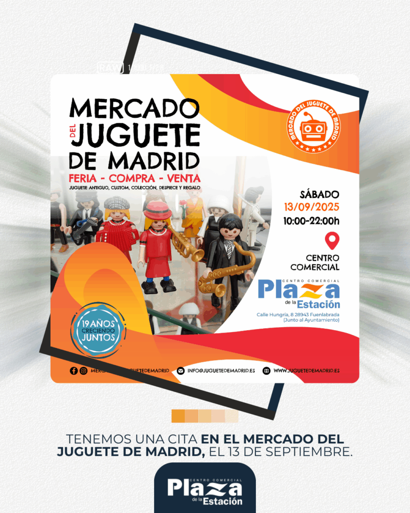 El Mercado del Juguete en Plaza de la Estación