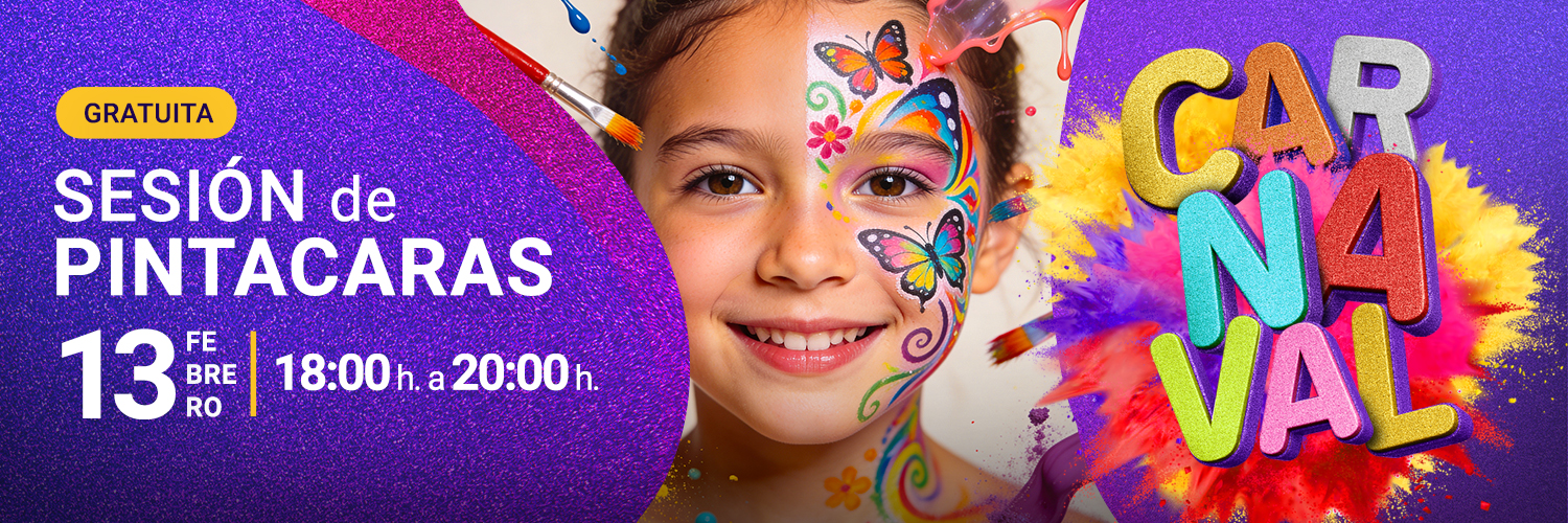 carnaval pintacaras para peques