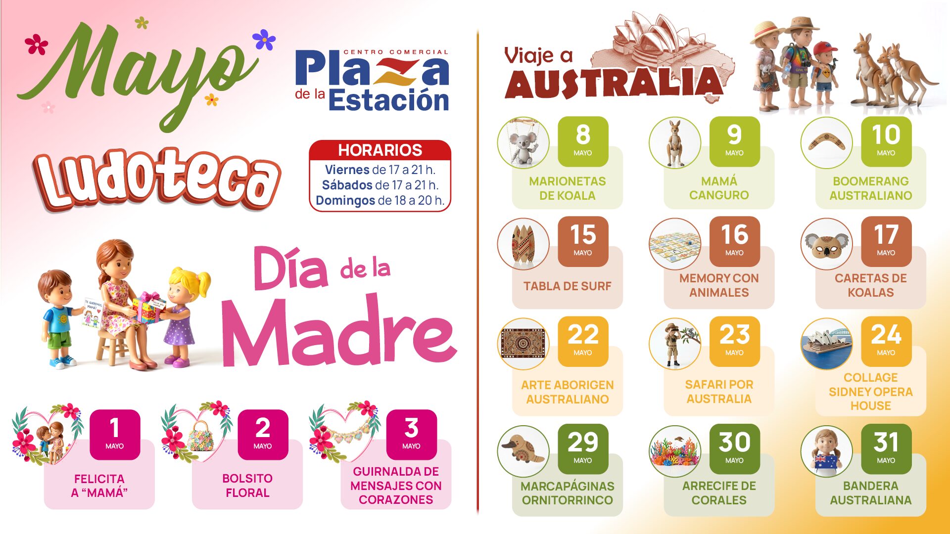 Ludoteca mayo; planes para ellos y para ti